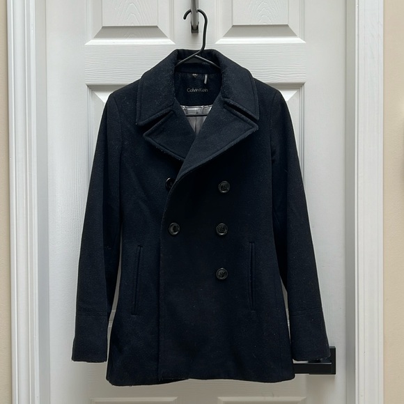 Calvin Klein Short Peacoat - Picture 2 of 9